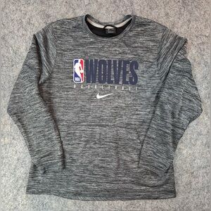 Nike | Minnesota Timberwolves | Dri-Fit Crewneck | Men’s Large